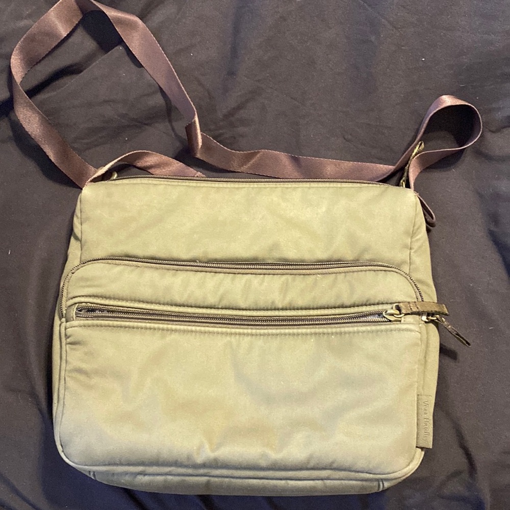 Vera Bradley army green crossbody